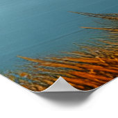 Klassischer Blick auf den Herbst eines Sees Poster (Ecke)