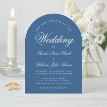 Klassischer Blue Arch Einfache, elegante Skripthoc