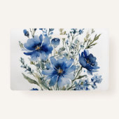 Klassischer Blumenchic, Personalisiert individuell Ausweis (Rückseite)