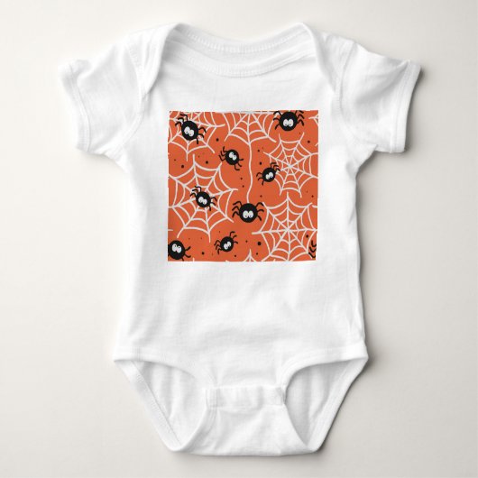 Klassischer Blumendach: Vintag nahtlos Baby Strampler (Vorderseite)