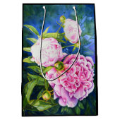 Klassischer Blumenkohl in pinkfarbenem Wasser Mittlere Geschenktüte (Vorderseite)