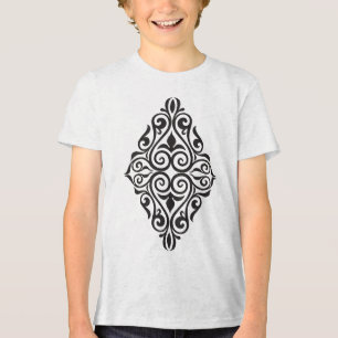 Klassischer Blumenschmuck – Luxuriöse Dekorative K Tri-Blend Shirt