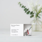 Klassischer Blutprobenärztlicher Dienst Visitenkarte (Stehend Vorderseite)