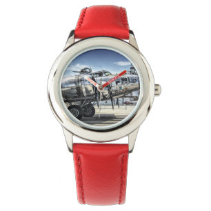 Klassischer Bomber der B-17 Armbanduhr