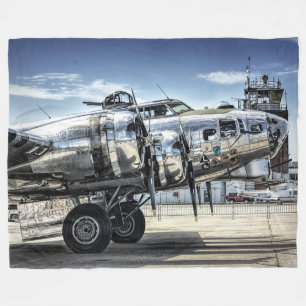Klassischer Bomber der B-17 Fleecedecke