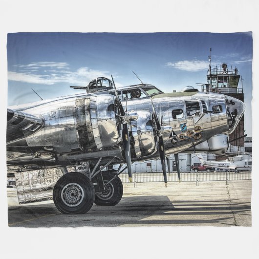 Klassischer Bomber der B-17 Fleecedecke (Vorderseite (Horizontal))