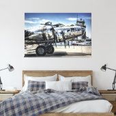 Klassischer Bomber der Serie B-17 Leinwanddruck (Insitu (Schlafzimmer))
