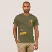 Klassischer brauner Eiscreme-T - Shirt (Vorne ganz)