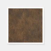 Klassischer brauner Leder texturiert Serviette (Vorderseite)