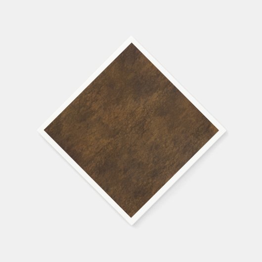 Klassischer brauner Leder texturiert Serviette (Ecke)