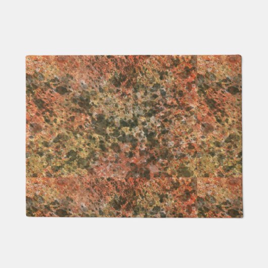 Klassischer brauner Marmor Doormat Fußmatte (Vorderseite)