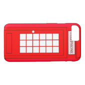 Klassischer britischer roter Telefonzelle iPhone 7 Case-Mate iPhone Hülle (Rückseite (Horizontal))