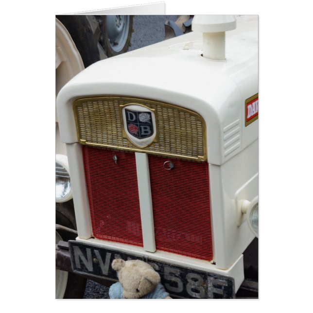 Klassischer britischer Traktor (Vorne)