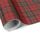 Klassischer Brodie Tartan-kariertes Geschenkpapier (Rolleneckpunkt)