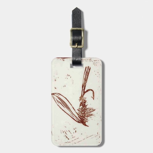 Klassischer "Brown Hare's Oar" Gepäckanhänger (Vorderseite vertikal)