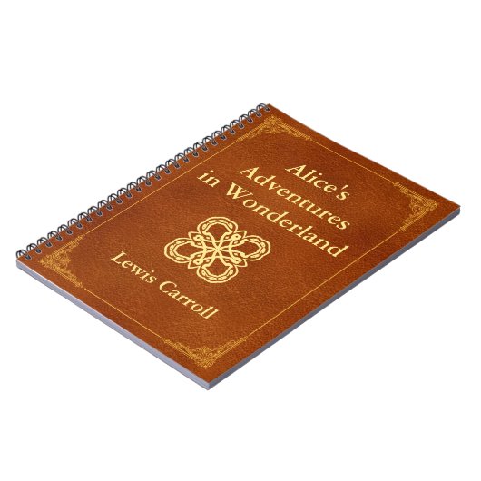 Klassischer Bucheinband Notizblock (Linke Seite)