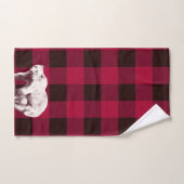 Klassischer Büffel-Karo Bärenmutter Badhandtuch Set (Handtuch)