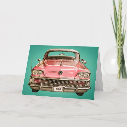 Klassischer Buick 1958 Car Karte (Vorderseite)