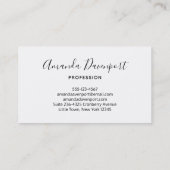 Klassischer Burgund-Marmor-Abstrakter Hintergrund Visitenkarte (Rückseite)