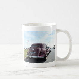 Klassischer Burgunder Citroen Kaffeetasse