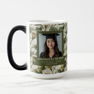 Klassischer Calla-Lilien-Druck Absolventenjahrgang Verwandlungstasse
