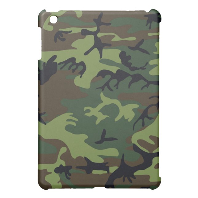 Klassischer Camouflage-Speck iPad Fall Mini Hülle (Hinten)