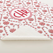 Klassischer Candy Cane Car Sherpadecke (3/4)