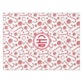 Klassischer Candy Cane Car Tischdecke (Vorderseite (Horizontal))