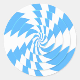 Klassischer Candy Sucker Round Sticker