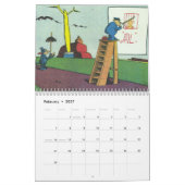 Klassischer Cartoon-Kater 2026 Kalender (Feb 2027)