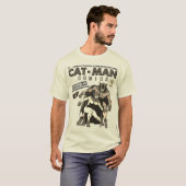 Klassischer Cat-Man-Comic-T - Shirt (Vorne ganz)