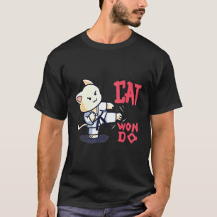 Klassischer Catwondo Karate Katze Taekwondo Meiste T-Shirt