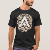 Klassischer Cheetah Print Aveda Logo Klassischer T T-Shirt (Vorderseite)
