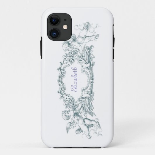 Klassischer Cherub individuell anpassbare iPhone-H Case-Mate iPhone Hülle (Rückseite)