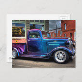Klassischer Chevrolet Pick Up Postkarte (Vorne/Hinten)