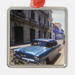 Klassischer Chevrolet, restauriert aus Silbernes Ornament