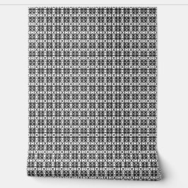 Klassischer Chic Black and White Geometric Deko Mo Tapete