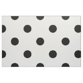 Klassischer Chic Black & Vanilla Polka Dots Muster Stoff (Fat Quarter (45,7 x 55,9 cm))