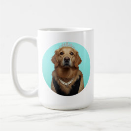 Klassischer Chic Frühstücksposter Golden Retriever Kaffeetasse