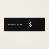 Klassischer Chic Moderne stilvolle Schwarz-weiße P (Vorderseite)