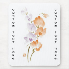 Klassischer chinesischer Sumi-e Blume Farbe c Mousepad