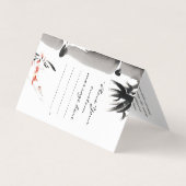 Klassischer chinesischer Sumi-e Tintenbambusbaum Visitenkarten (Vorderseite)