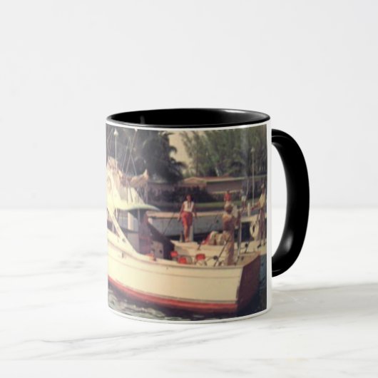Klassischer Chris-Handwerks-Kommandant Boats Tasse (VorderseiteRechts)