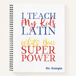 Klassischer Christlicher Mama-Lehrer Notizblock