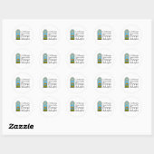 Klassischer Circle Sticker (Blatt)