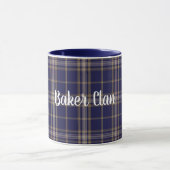 Klassischer Clan-Bäckertartan-karierte Tasse (Zentrum)