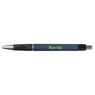 Klassischer Clan Barclay Tartan Karierter Pen Kugelschreiber