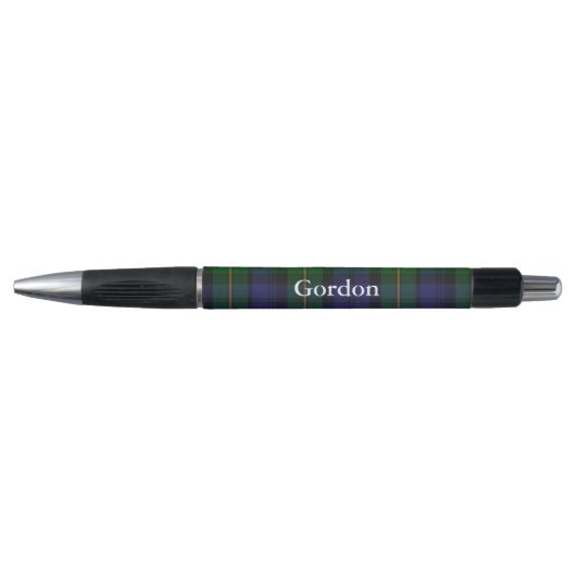 Klassischer Clan Gordon Tartan Karierter Pen Kugelschreiber (Vorderseite)