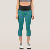 Klassischer Clan Irvine Tartan Kariert Capri Leggings (Vorderseite)