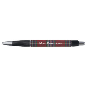 Klassischer Clan MacFarlane Tartan-karierter Kugelschreiber